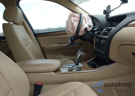 2014 BMW X3 xDrive28I из США, поврежденный, VIN 5UXWX9C50E0D31428